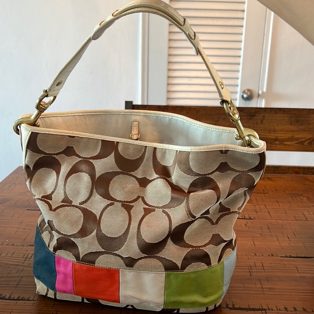 COACH!!! VINTAGE RARE RAINBOW BAG!!!